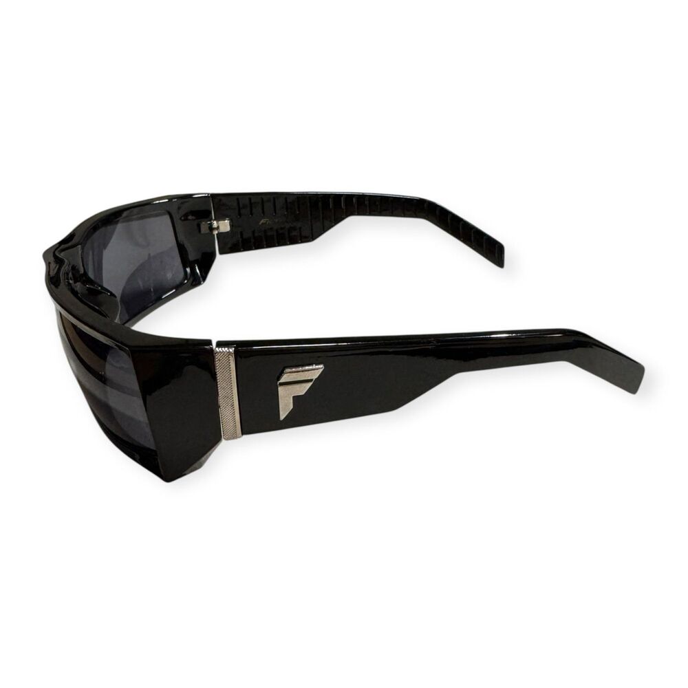 Filthy Sleek Black Sunglasses Retro Frames‎ Gray Lenses - Picture 3 of 6
